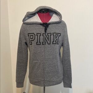 Victoria Secret’s PINK Gray Zip Up Hoodie